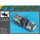 Black Dog T72202 1/72 Diamond T 969 Wrecker Softcab Accessories Set For Ibg