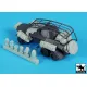 Black Dog T72203 1/72 Sd Kfz 232 6 Rad Car Accessories Set For Italeri