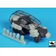 Black Dog T72203 1/72 Sd Kfz 232 6 Rad Car Accessories Set For Italeri