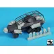 Black Dog T72203 1/72 Sd Kfz 232 6 Rad Car Accessories Set For Italeri