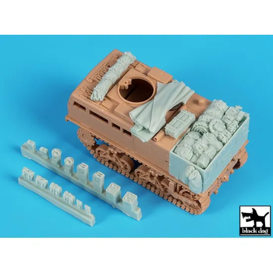 Black Dog T72204 1/72 M4 High Speed Tractor Accessories Set For Hobbyboss