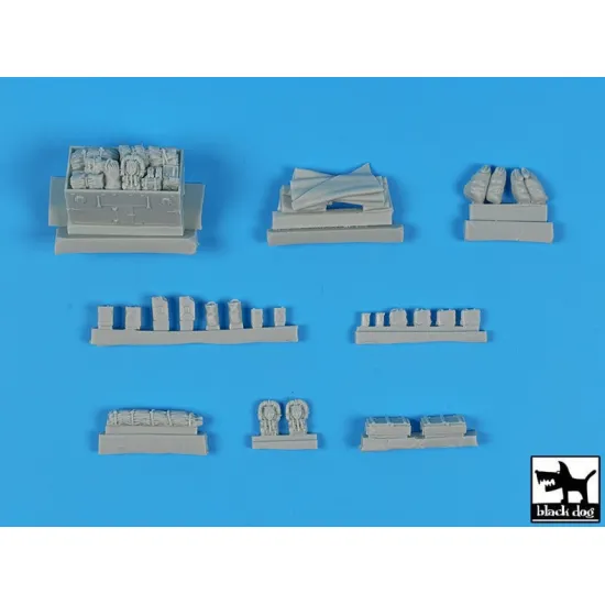 Black Dog T72204 1/72 M4 High Speed Tractor Accessories Set For Hobbyboss