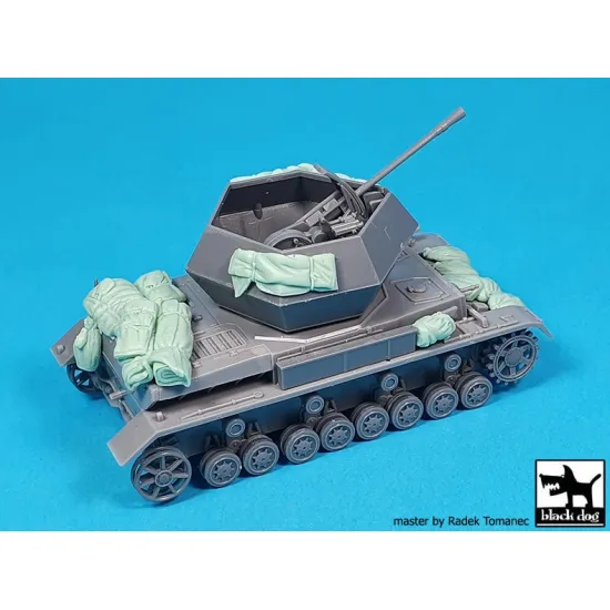 Black Dog T72205 1/72 37 Mm Flakpanzer Iv Ostwind Accessories Set For Hasegawa