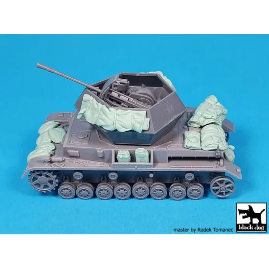 Black Dog T72205 1/72 37 Mm Flakpanzer Iv Ostwind Accessories Set For Hasegawa