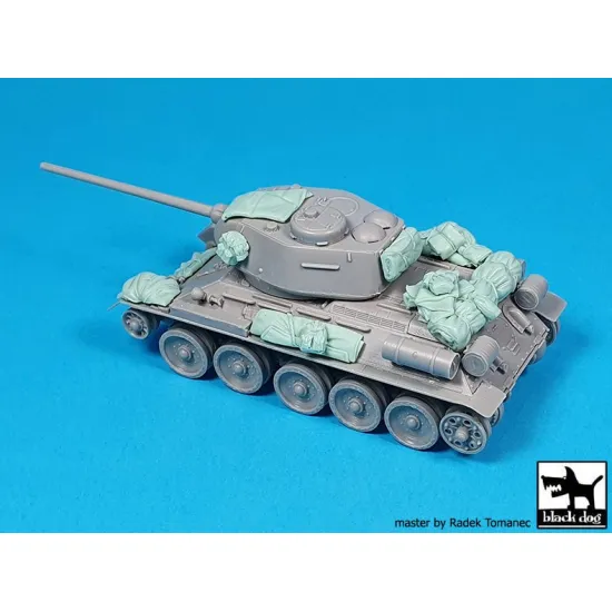 Black Dog T72206 1/72 T-34/85 Model 1944 Accessories Set For Trumpeter
