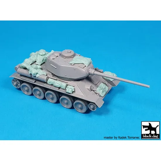 Black Dog T72206 1/72 T-34/85 Model 1944 Accessories Set For Trumpeter