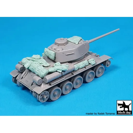 Black Dog T72206 1/72 T-34/85 Model 1944 Accessories Set For Trumpeter