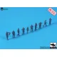 Black Dog A44003 1/144 Airport Ground Staff 20 Figures