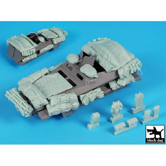 Black Dog T35326 1/35 Sd Kfz 250/1 Accessories Set For Takom