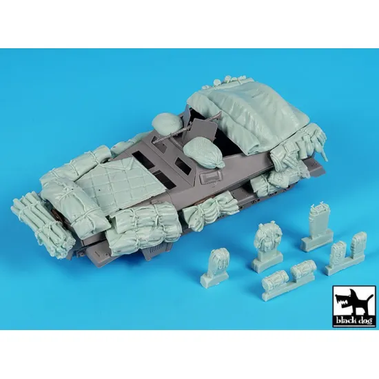 Black Dog T35326 1/35 Sd Kfz 250/1 Accessories Set For Takom