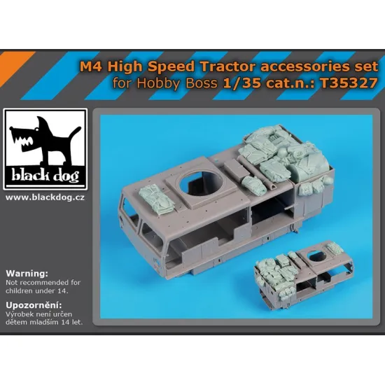 Black Dog T35327 1/35 M4 High Speed Tractor Accessories Set For Hobby Boss