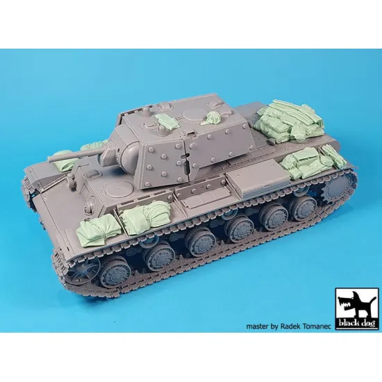Black Dog T35328 1/35 Russian Kv-1 Ehkranami Accessories Set For Trumpeter
