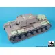 Black Dog T35328 1/35 Russian Kv-1 Ehkranami Accessories Set For Trumpeter