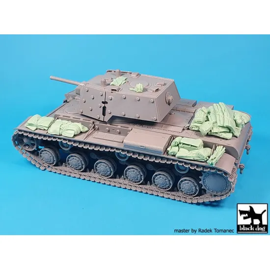 Black Dog T35328 1/35 Russian Kv-1 Ehkranami Accessories Set For Trumpeter