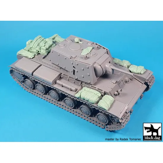 Black Dog T35328 1/35 Russian Kv-1 Ehkranami Accessories Set For Trumpeter