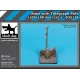 Black Dog D35136 1/35 Base With Telegraph Pole 100/100 Mm