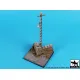 Black Dog D35136 1/35 Base With Telegraph Pole 100/100 Mm