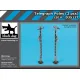 Black Dog D35137 1/35 Telegraph Poles 2 Pcs