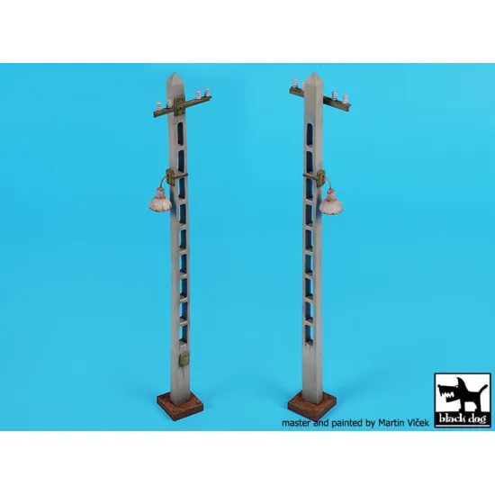 Black Dog D35137 1/35 Telegraph Poles 2 Pcs