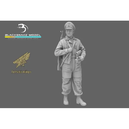 Black Snake Fsj-08 1/35 Fallschirmjager Officer Scouting The Battlefield