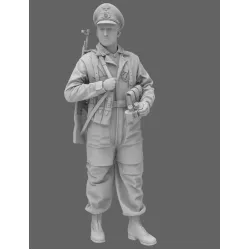 Black Snake Fsj-08 1/35 Fallschirmjager Officer Scouting The Battlefield