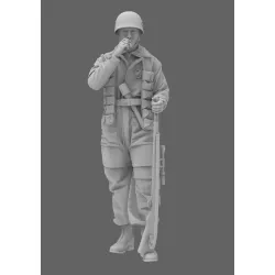 Black Snake Fsj-10 1/35 Fallschirmjager Scharfschutze Resin Figure Kit