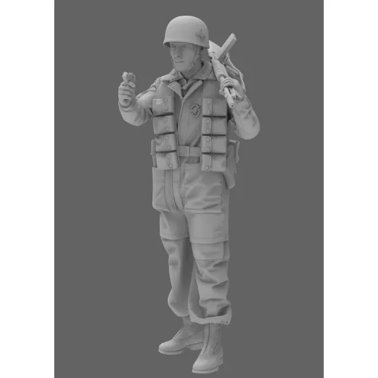 Black Snake Fsj-11 1/35 Fallschirmjager Smoke And Steel Resin Figure Kit