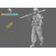 Black Snake Fsj-12 1/35 Fallschirmjager Mit Mg42 Resin Figure Kit