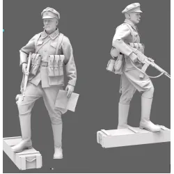 Black Snake Waffen-01 1/35 Untersturmfuhrer Waffen Resin Figure Kit