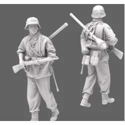 Black Snake Waffen-04 1/35 German Waffen Soldier Resin Figure Kit