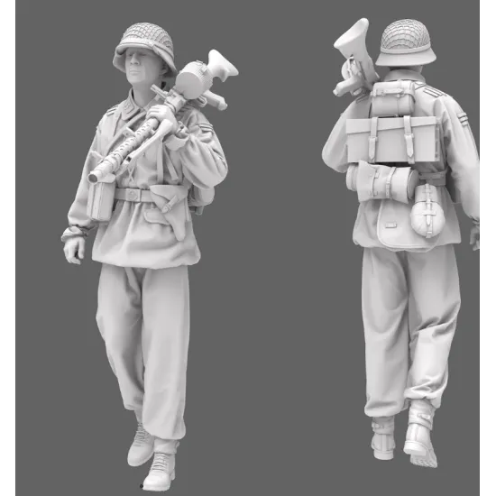 Black Snake Waffen-06 1/35 German Waffen Soldier Resin Figure Kit