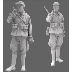Black Snake Waffen-13 1/35 German Waffen Soldier Resin Figure Kit