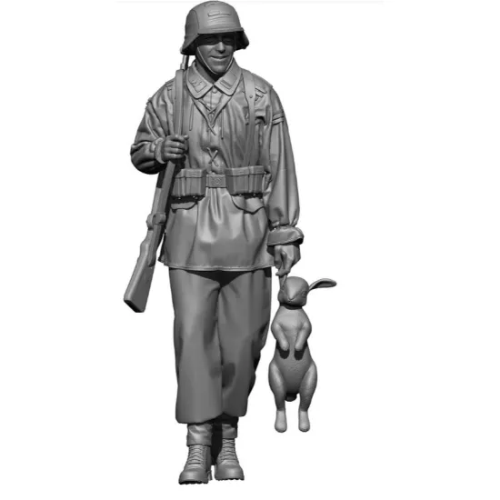 Black Snake Waffen-20 1/35 Waffen-ss Crew Member Normandy Summer 1944 Resin Figure Kit
