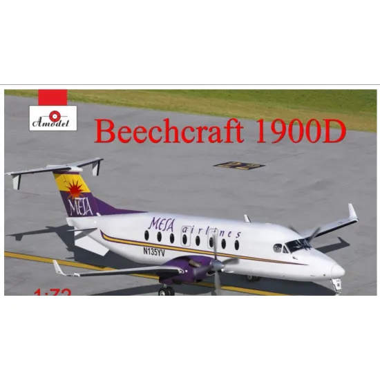 Amodel 72317 1/72 Beechcraft 1900d Airliner Plastic Model Kit