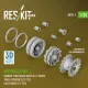 Reskit Rs-av35-0001 1/35 Merkava Mk 3 Rubber Bandage Road Wheels 12 Pairs Track Sprockets 2 Pcs Idler Wheels 2 Pcs For Meng/Hobbyboss Kit 3d Printed
