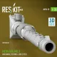 Reskit Rs-av35-0015 1/35 Merkava Mk 3 Gun Barrel 120 Mm Lws 2 Pcs For Meng Kit 3d Printed