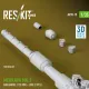 Reskit Rs-av35-0015 1/35 Merkava Mk 3 Gun Barrel 120 Mm Lws 2 Pcs For Meng Kit 3d Printed