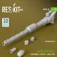 Reskit Rs-av35-0016 1/35 Merkava Mk 3 Gun Barrel 120 Mm Lws 2 Pcs For Hobbyboss Kit 3d Printed