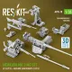 Reskit Rs-av35-0018 1/35 Merkava Mk 3 Mg Set V2 3 Pcs Machine Gun Mounts 3 Pcs For Meng/Hobbyboss Kit 3d Printed