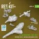 Reskit Rs-av35-0019 1/35 Merkava Mk 3 Mg Set W Cover 3 Pcs Machine Gun Mounts 3 Pcs For Meng/Hobbyboss Kit 3d Printed