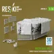 Reskit Rs-avu35-0002 1/35 Merkava Mk 3 Turret Basket W/Working Chains For Hobbyboss Kit 3d Printed