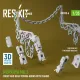 Reskit Rs-avu35-0006 1/35 Merkava Mk 3 Front And Rear Towing Horns With Chains For Meng/Hobby Boss Kit 3d Printed