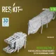 Reskit Rs-avu35-0007 1/35 Merkava Mk 3 Rear Hull Metall Storage Baskets 2 Pcs W/Workable Chains For Meng Kit 3d Printed