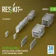 Reskit Rs-avu35-0008 1/35 Merkava Mk 3 Rear Hull Metall Storage Baskets 2 Pcs W/Workable Chains For Hobbyboss Kit 3d Printed