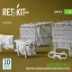 Reskit Rs-avu35-0009 1/35 Merkava Mk 3 Rear Hull Storage Baskets W/O Cover 2 Pcs For Meng Kit 3d Printed