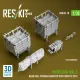 Reskit Rs-avu35-0010 1/35 Merkava Mk 3 Rear Hull Storage Baskets W/O Cover 2 Pcs For Hobbyboss Kit 3d Printed