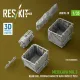Reskit Rs-avu35-0010 1/35 Merkava Mk 3 Rear Hull Storage Baskets W/O Cover 2 Pcs For Hobbyboss Kit 3d Printed