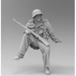 Black Snake Ttnkf-13 1/35 Rider Totenkopf In Winter Gear Eastern Front Eastern Front