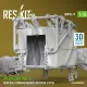 Reskit Rs-avu35-0012 1/35 Merkava Mk 3 Rear Hull Storage Baskets W/Cover 2 Pcs For Hobbyboss Kit 3d Printed
