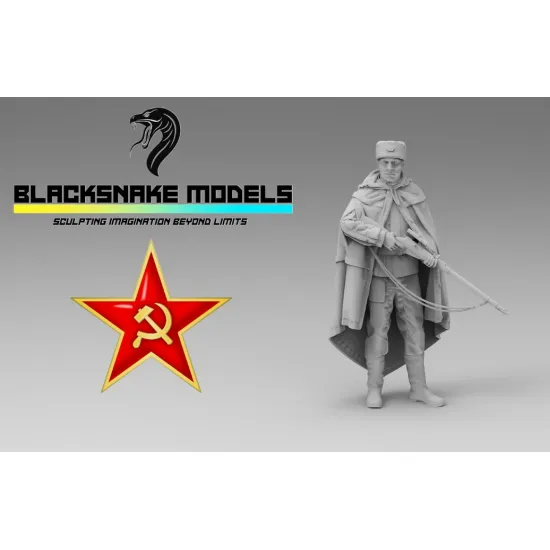 Black Snake Soviet-01 1/35 Red Army Sniper Ww2 Resin Figur Kit
